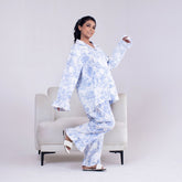 Urban Cut 2 Piece PJ Suit- Cotton Comfy Flannel ( Shirt + Trouser)